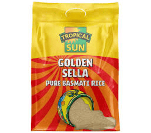 Trop Sun Golden Sella Basmati Rice 10kg 1