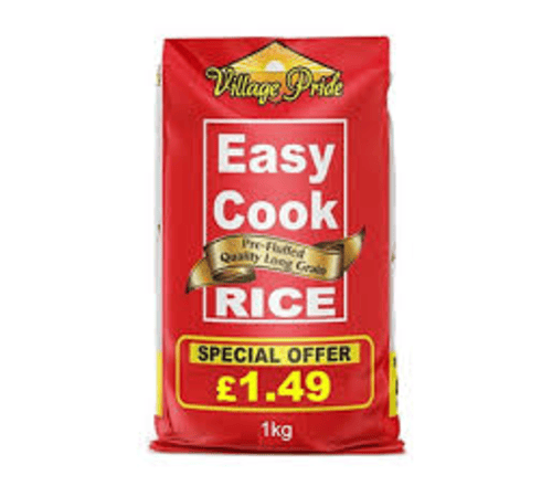 Village Pride Easy Cook Rice 1kg